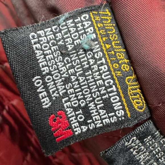 Wilsons Leather Pelle Studio Size Medium Jacket Black 4 Button Thinsulate Liner - Picture 9 of 12